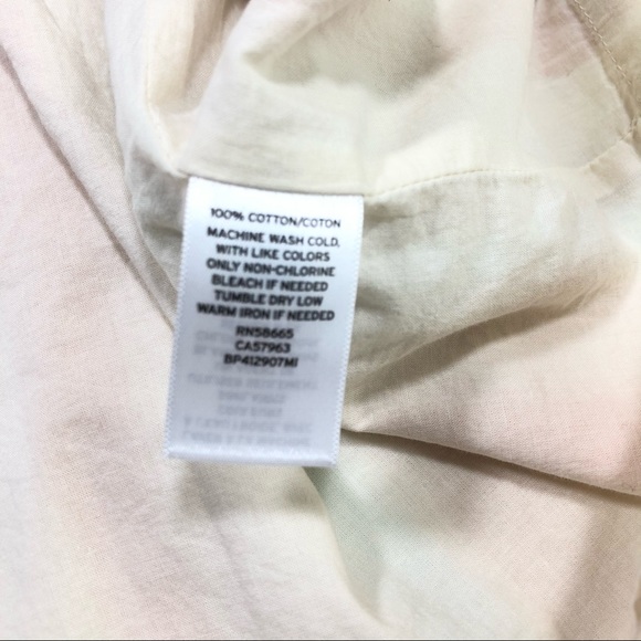 NWT 👗BP Button Front Stripe V Neck Dress Size M - Picture 11 of 16